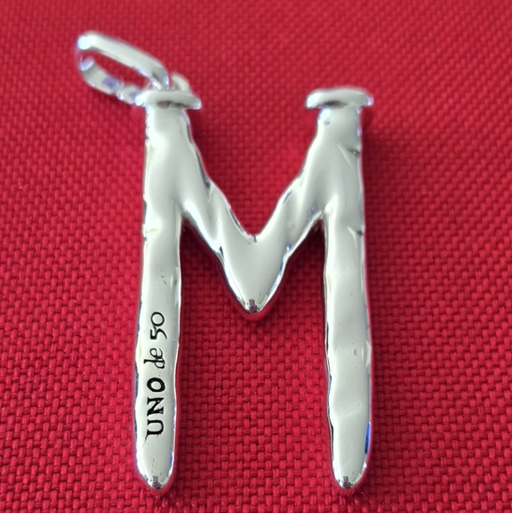 Uno de 50 • Initial M • Silver plated • Large - Picture 3 of 12